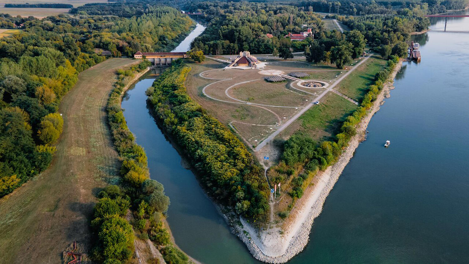 Bezdan Port - River cruise port on Danube River Serbia