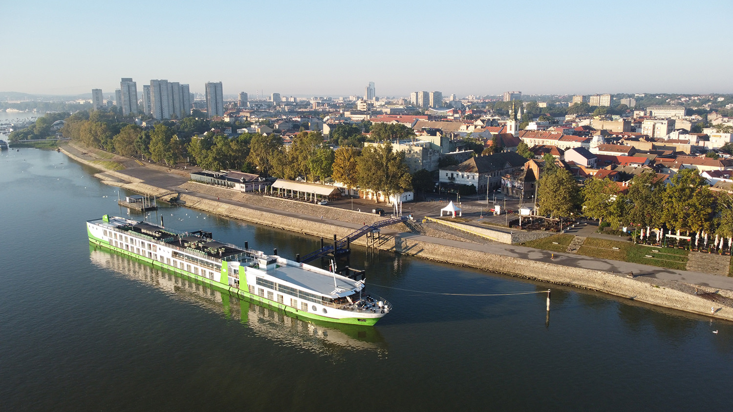 Zemun Port - River cruise port on Danube River Belgrade